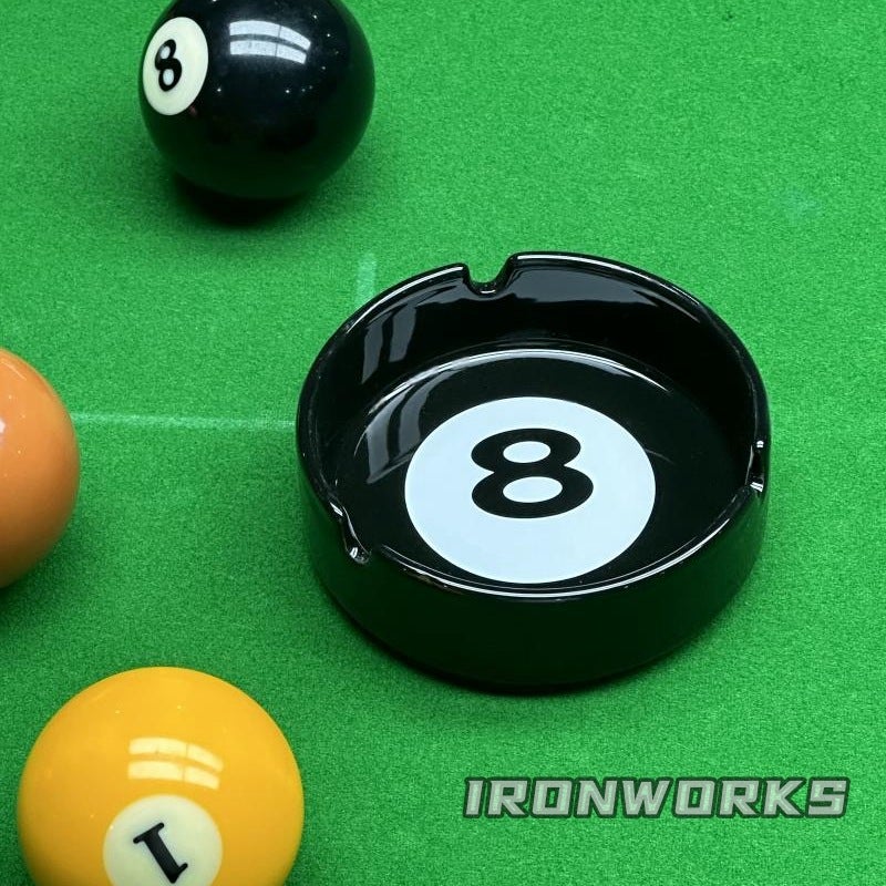 Ironworks Original Trendy Creative Black Eight Ashtray Simple High-Level Ceramic Living Room Ornaments Smoke Extinguisher - Image 3